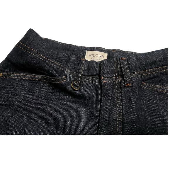 Anthropologie Pilcro Low-Rise Straight-Leg Riding Capri Jeans Shorts | Sz 29 NEW - Picture 8 of 12